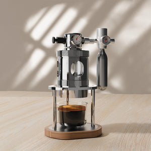 Aleman mikro pneumatine espresso kava gaminimo mašina | Oro varoma 58 mm stalviršio modelis
