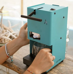 Aroma E.GO – Nešiojamas itališka kapsulinė espreso kavos aparatas