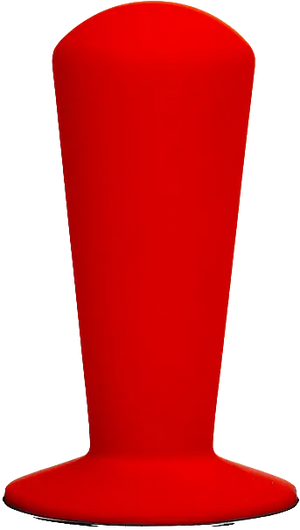 Raudonas šlifuotas Luce pakaitinė rankenėlė Espresso įrankiams su ergonomišku dizainu ir aukšta kokybe.