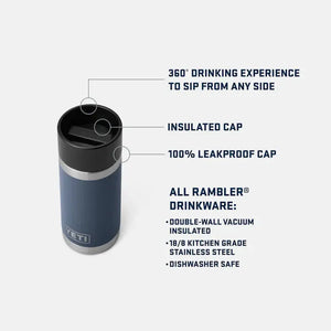 Rambler Bottle 350ml - Tamsiai mėlynas YETI