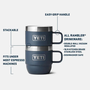 Rambler Stackable Cup 177ml 2 vnt. - Balta YETI