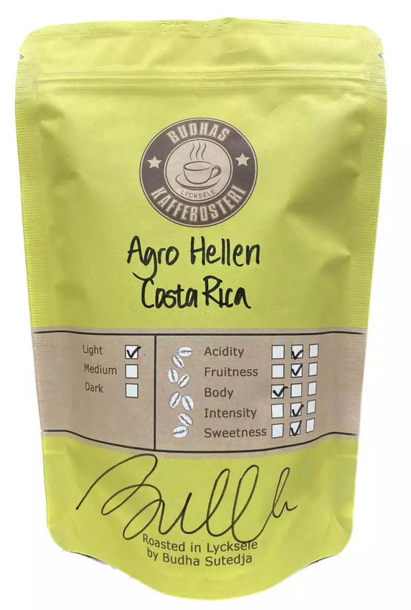 Agro Hellen – Hela pupelės šviesiai/vidutiniškai skrudintos filtriniam kavos virimui 250g – Barista ir Espresso